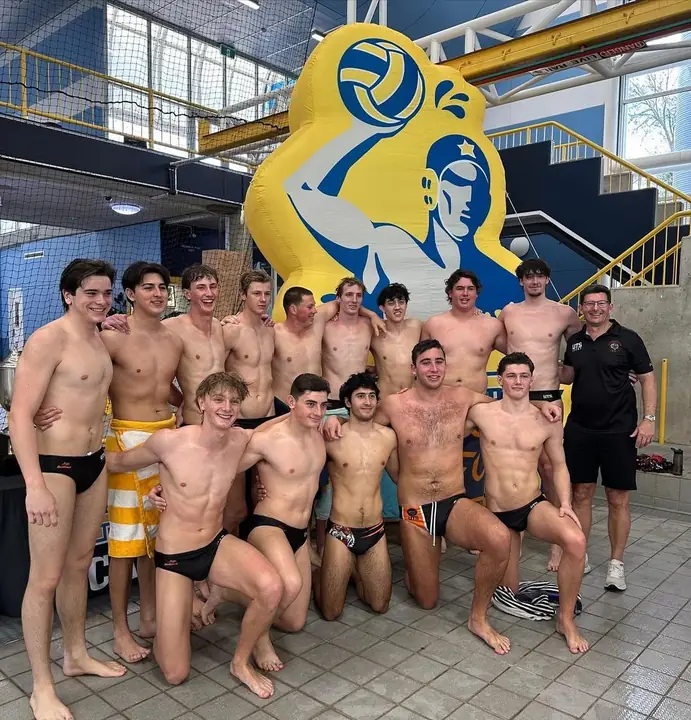 Boys squad with coach