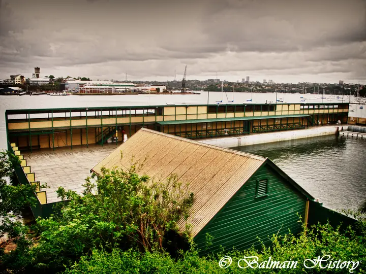 The green sheds and the stand