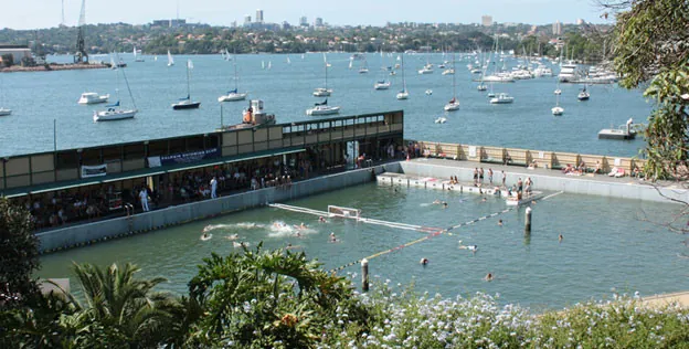 Dawn Fraser Baths from above