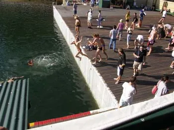 Dawny Challenge swim, November 2007