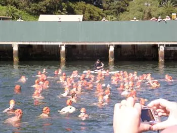 Dawny Challenge swim, November 2007