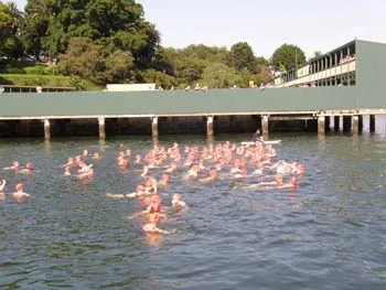 Dawny Challenge swim, November 2007