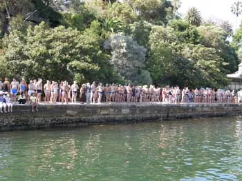 Dawny Challenge swim, November 2007